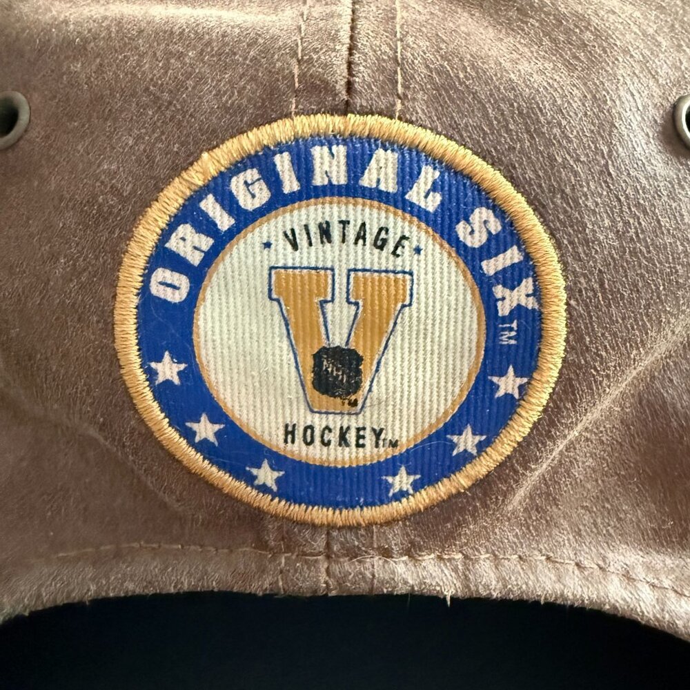 Vintage Zephyr Original Six NHL Hockey Cap Embroidered Patches Adjustable Strap - Picture 7 of 16
